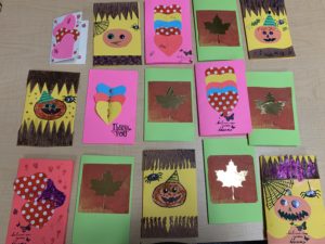 Creative Cards Workshop, crafts, halloween, thanksgiving