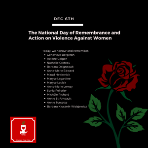 National Day of Remembrance and Action on Violence Against Women 
